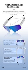 AI Smart Glasses Camera Bluetooth Open-Ear Audio | Oakley Meta Alternative