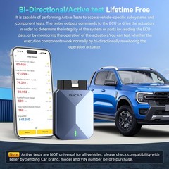 MUCAR BT200 MAX Bluetooth OBD2 Code Reader Scanner Tool Full System AI Diagnose