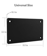 Black Metal Mounting Plate for Magnetic Wireless Backup Camera, Iron Bracket