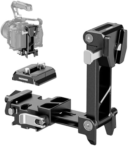 Foldable V Mount Battery Plate with Arca Base