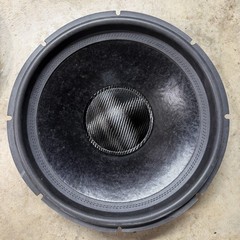 6.5″ Black Carbon Fiber Composite Dust Cap Speaker Subwoofer 165mm FAST USA SHIP
