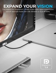 Sabrent Certified Thunderbolt 4 Cable 2M Power Delivery 8K Displayport 1.4