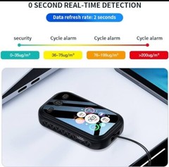 NEW Air Quality Detector Indoor 5in1 Portable PM2.5 PM1.0 PM10 Humidity Temperat