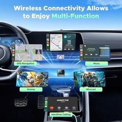 4 in 1 Wireless CarPlay Adapter For Apple Android Carplay Dongle Plug and Play