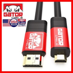 Micro HDMI to HDMI Cable Adapter Converter 4K GoPro HERO 7 6 5 4 3 Camera 60Hz