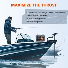 LiTime 12V 50Ah Bluetooth LiFePO4 Lithium Battery 50A BMS For RV Marine Camping
