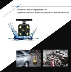 3 Lens Dash Cam Front Cabin Rear 1080P Night Vision, Parking Monitor, G-Sensor