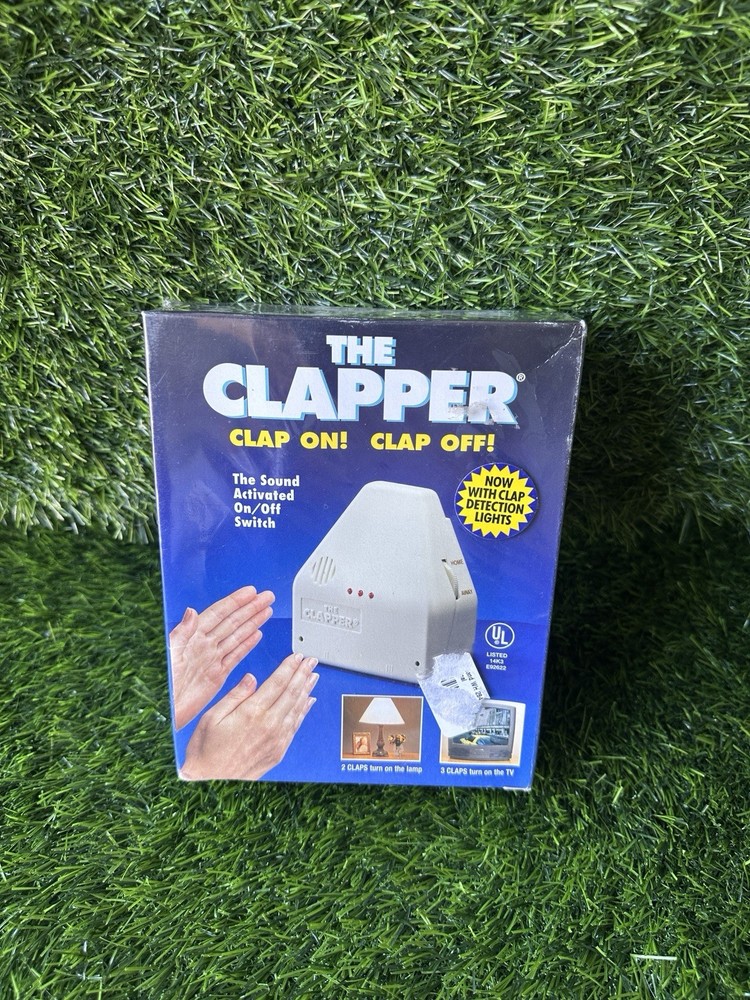 The Clapper 1998 New in Sealed Box Sound Activated Clap On/Off Light Switch