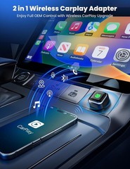 2026 Wireless CarPlay Adapter For iPhone & Android Auto iOS 10+ Android 11+