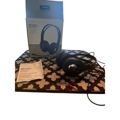 Ativa Wired Headset with Adjustable Microphone Black Over-Ear 5345725