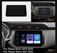 10.1”Android 10.1 Car Stereo Radio GPS For Nissan Kicks 2014-2020 Micra 2017-21
