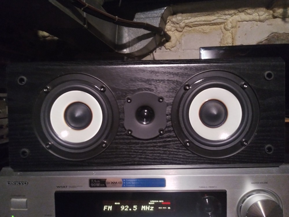 Tested & Working Onkyo SKC-520C Center Home Theater Speaker 130w 8Ohms 7.1 NICE!
