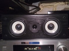 Tested & Working Onkyo SKC-520C Center Home Theater Speaker 130w 8Ohms 7.1 NICE!