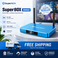 SuperBox S6 Max TV BOX Quality Guarantee 6K HD Ship The Goods on The Working Day