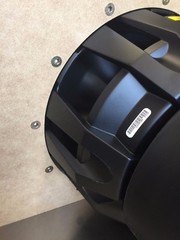 JL Audio 10W7AE ported sub box SPECIAL EDITION with black plexi port trim