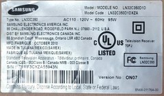 FOR SAMSUNG TV SET OF 2 SPEAKERS LN32C350D1D BN96-13058A 16 OHMS 5 WATTS