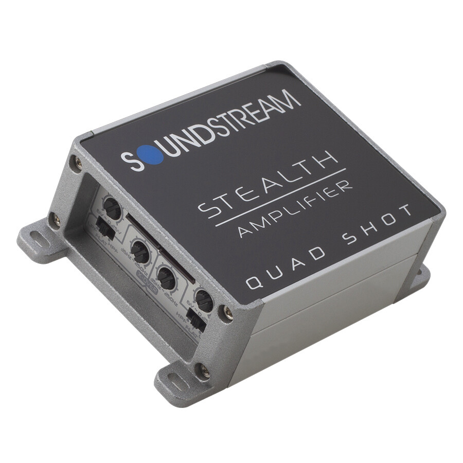SOUNDSTREAM ST4.500D MOTORCYCLE 4 CHANNEL 500W SPEAKER COMPACT SMALL AMPLIFIER
