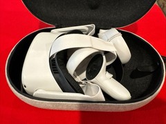 Meta Oculus Quest 2 128GB VR Virtual Reality +L/R Controllers Cord Case Complete