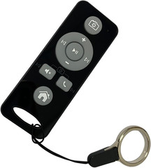 Bluetooth Music Player Remote Control for iOS Android Play Pause Volume