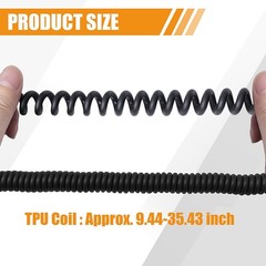 4Pcs 2-Pin to 5-Pin Adapter Cord for Motorola CP200 BlackBox Radios & Headsets
