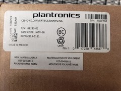OPEN BOX Plantronics CS540-XD Wireless Headset Poly Convertible Black 900MHz