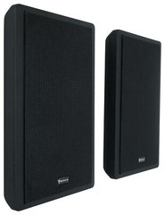 2 Rockville RockSlim Black Home Theater 5.25″ 240w Easy Wall Mount Slim Speakers