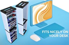 VIDEO GAME STORAGE TOWER ORGANIZER FOR PS5 PS4 PS3 NINTENDO SWITCH XBOX 36 DISCS