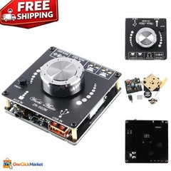 Compact Dual Channel 50W Bluetooth 5.0 Amplifier – Mini AMP for Versatile Audio