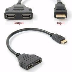 4K HDMI Cable Splitter Adapter Converter 1 In 2 Out 1 Male to 2 Female