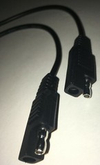 24cm 20AWG SAE Plug to DC5.5×2.1mm Female Converter Adapter Cable PNGKNYOCN