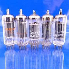 Five 6CM7 Tubes NOS GM%: 90/88 90/115 105/104 110/102 120/118 AMPLITREX