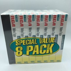 RCA T-120 VHS Up To 6 Hours Hi-Fi Stereo Video Set Of 8