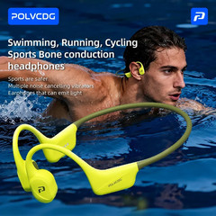 X34 Bone Conduction Swimming Earphones Silicone Head 32GB Memory IPX8 Waterproof