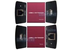 USB 2.0 Range Extender Repeater Kit With Active Power Over Cat5E Cat6 Max 330FT