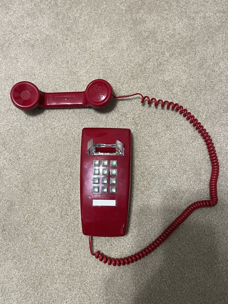 Red Wall Phone Push Button CETIS Model HAC AEGIS 2554W