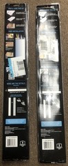 2 Pack Sanus On-Wall Cable Concealer Kit for Mounted TVs White BSA-OWCM301-W1
