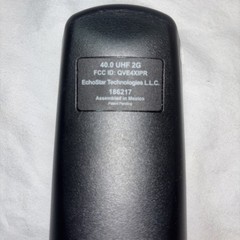 Dish Network WALLY HOPPER JOEY REMOTE 186217 40.0 UHF 2G