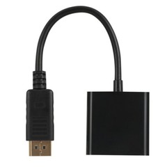 DP DisplayPort Male to VGA Female Converter Adapter Adaptor Cable For PC Laptop