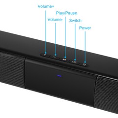 TV Surround Sound Bar Speaker System Wireless BT Subwoofer Home Theater + Remote