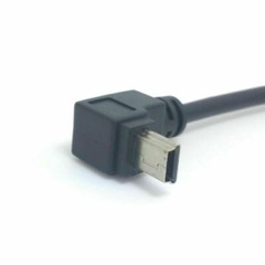 Mini USB 90 Degree Up angled male to mini usb 5pin Female extension cable