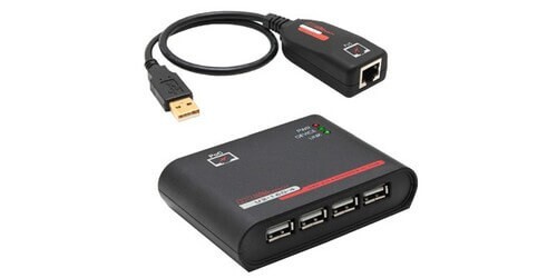 Hall Technologies (formerly Hall Research) U2-160-4 USB 2.0 on Cat6 Extender Kit