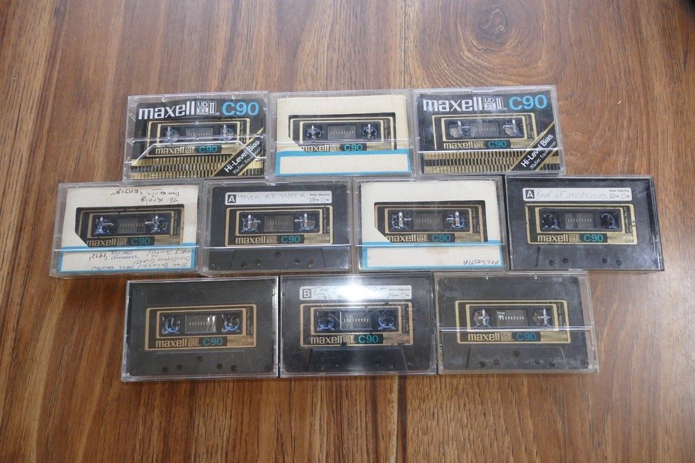 Lot of 10 Maxell High Bias Cassettes UD XLII C90 – Used