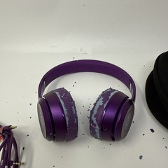 Beats by Dr. Dre Solo2 Headband Wired Headphones – Imperial Violet – Needs Pads