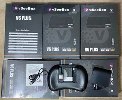 New 2026 V6 Plus + Mini Keyboard. Backlit Voice Remote, 8K, Lifetime Support.