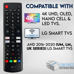Genuine LG AKB76040302 Smart TV Remote – Netflix Prime video Disney+ Shortcuts