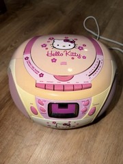 2000s Hello Kitty Boombox CD Player Cassette Tape AM/FM Radio – Tested – Rare