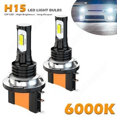 For Mercedes-Benz CLA250 2014 2015 2016 2019 H15 LED Headlight Bulbs High Beam