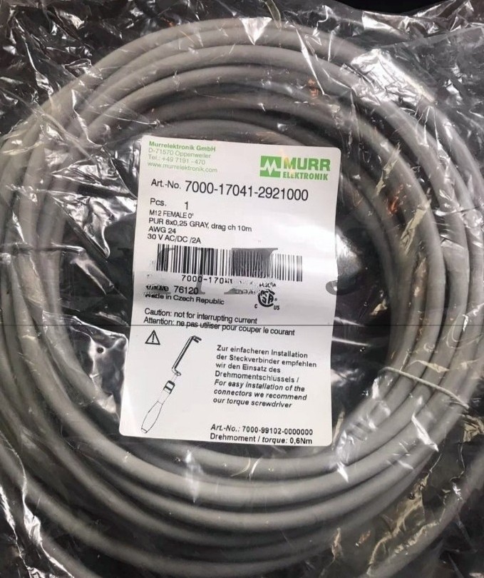 1PC NEW FIT FOR 7000-17041-2921000 10M Replacement Murr Cable Two only