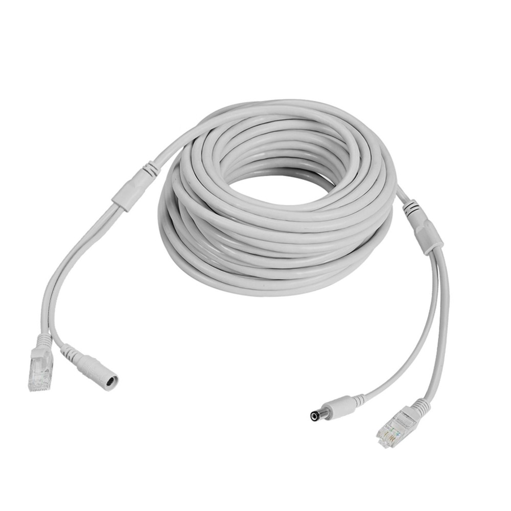 10M/33ft Ethernet Cable Cat5e Network LAN/Power Extension Cord for CCTV
