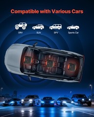 VEVOR Car Audio Amplifier Car Amplifier 4-Channel Class D Max. 4x110W at 4 Ohms